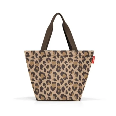 Abbildung von reisenthel shopper M in Leo Macchiato Geräumige Shopping Bag und edle Handtasche einem Aus wasserabweisendem Material