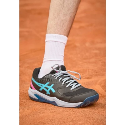 Abbildung von ASICS Herren Gel Dedicate 8 Padel Sneaker, SCHWARZ/Energy Aqua, 40.5 EU