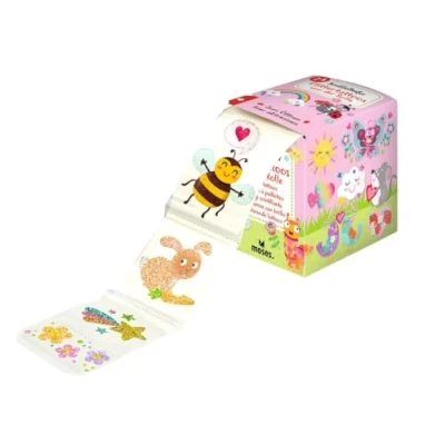 Abbildung von moses. Glitter Tattoos für Kinder 24 hübsche Klebetattoos, Tiere, Blumen, Regenbogen, Sterne &amp; Co. temporäres hautfreundliches Tattoo Kids, Geschenk den Kindergeburtstag