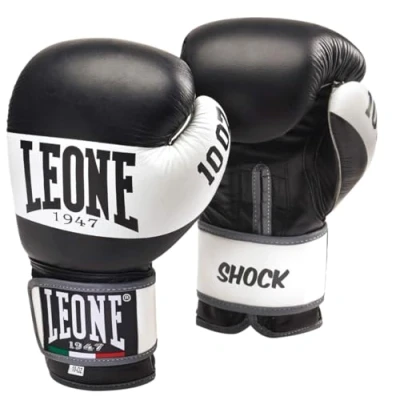 Abbildung von LEONE 1947, Shock Boxhandschuhe, Unisex Erwachsene, Schwarz, 10 OZ, GN047