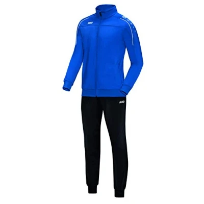 Abbildung von JAKO Classico SET Trainingsanzug, Herren, Größe: 50, Royalblau/schwarz