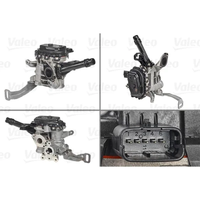 Abbildung von VALEO 700455 AGR Ventil elektrisch ohne Kühler, mit Dichtungen Unterdruck Bypass, Schelle PEUGEOT: Partner II Van, 3008 I