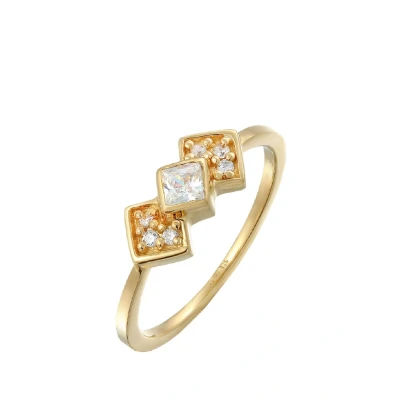Abbildung von Elli GEO Vintage Ring goldcoloured, Damen, Größe: 54, Gold coloured