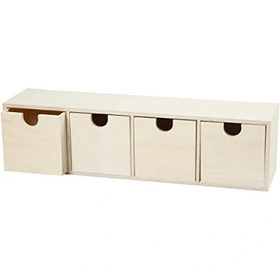 Abbildung von 55766 Create Craft Aufbewahrungsbox mit 4 Schubladen, Sperrholz, 1 Stück
