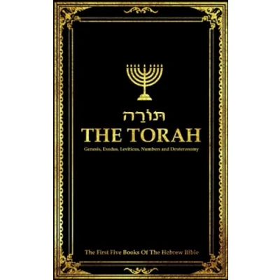 Abbildung von the Torah in English large print : Five Books of Moses or Pentateuch Hebrew Bible: term &quot;Torah&quot; is used general sense to include both Rabbinic Judaism&#039;s written and oral law,,