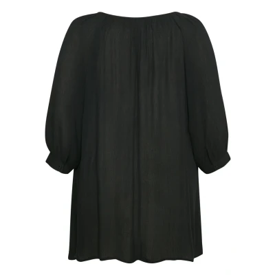 Abbildung von Kaffe Curve Tunika, Damen, Größe: 44, Black deep