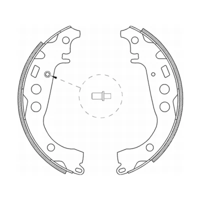 Abbildung von ABE C02059ABE Bremsbacken Hinterachse 200 32 TOYOTA: Yaris I Hatchback, Celica VII Coupe, Corolla IX Hatchback
