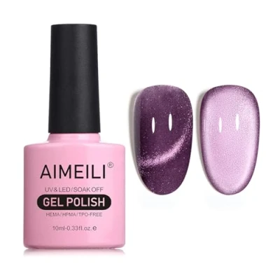 Abbildung von AIMEILI Cat Eye UV Gel, 10ml Gel Nagellack Nail Glitzer DIY Art Maniküre 738