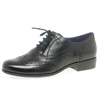 Abbildung von Clarks Damen Hamble Oak 1769848031, Schwarz Black Leather, 42 EU Weit