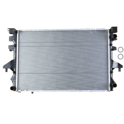 Abbildung von NRF EASY FIT 53795 Kühler, Motorkühlung Aluminium 710 466 33 mit Dichtring Kühlrippen gelötet VOLKSWAGEN: Transporter 5, Multivan 5 (7HM