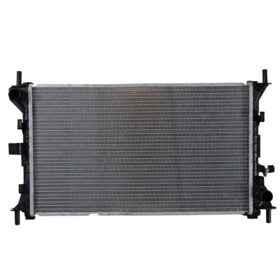 Abbildung von NRF EASY FIT 509615 Kühler, Motorkühlung Aluminium 600 356 18 mit Anbauteilen Kühlrippen gelötet FORD: Focus Mk1 Hatchback