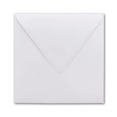 Abbildung von Briefumschläge Quadratisch 150 x mm Hochweiß 50 Stück 120 g/m² 15 cm Für ganz besondere Anlässe Nassklebung Marke: GUSTAV NEUSER