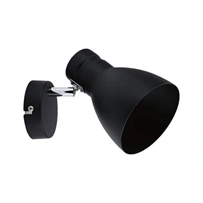 Abbildung von Paulmann 66759 Spotlight Davy 1 flammig max. 20 Watt Deckenleuchte Schwarz Spot Metall E27 Deckenstrahler ohne Leuchtmittel