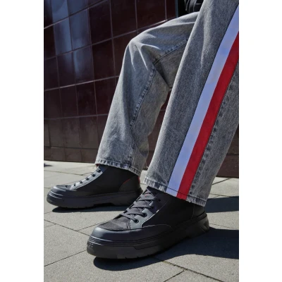 Abbildung von HUGO Urian HITO Schnürstiefelette, Herren, Größe: 44, Black Schuhe