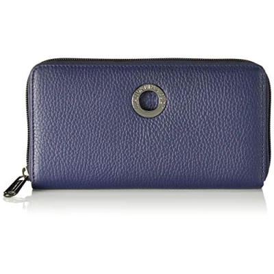 Abbildung von Mandarina Duck Damen Mellow Leather P10FZP61 Geldbörse, Dress Blue, 19x10,5x2 (L x H W)