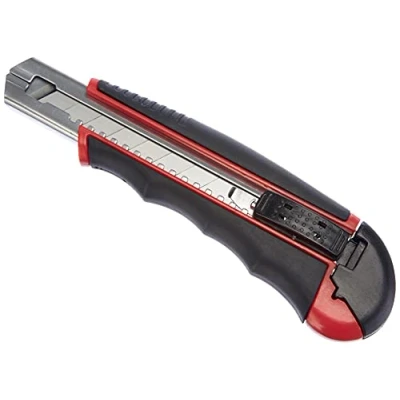 Abbildung von Wedo 78418 Cutter Autoload (18mm, inklusiv 6 Klingen im Magazin) rot/schwarz