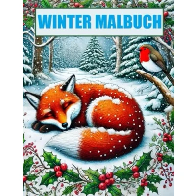 Abbildung von Winter Malbuch: Großdruck Malbuch für Erwachsene und Senioren