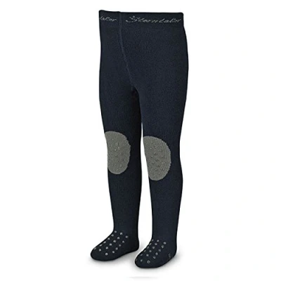Abbildung von Sterntaler Baby Jungen kravlestrømpebukser Uni Strumpfhose, Marine, 74 EU