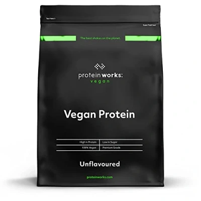 Abbildung von Protein Works Vegan Pulver 25g pflanzliches Veganes Proteinpulver Eiweißpulver 16 Servings Natürlich 500g