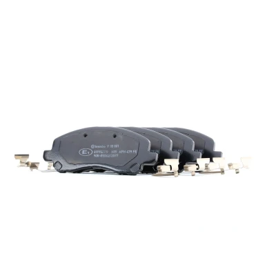 Abbildung von BREMBO P 18 001 Bremsbelagsatz mit akustischer Verschleißwarnung Zubehör JEEP: Compass, Patriot, DODGE: Caliber, Avenger Saloon