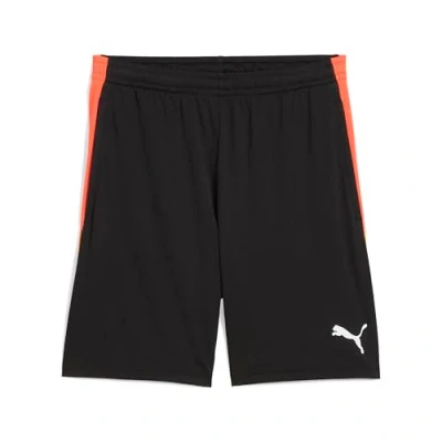 Abbildung von Puma Individualliga Training Shorts OPEN Pockets Kurze Sporthose, Herren, Größe: Small, Black/heat fire