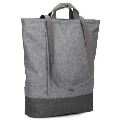 Abbildung von Zwei Rucksack Tasche Benno BE140 (9 Liter) Rucksackhandtasche 2 in 1 Shopper robustes strapazierfähiges &amp; wasserabweisendes Material, großes gepolstertes Trennfach für Tablet/Laptop bis 14&quot; (stone)