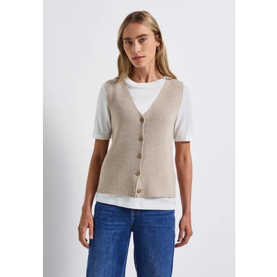 Abbildung von Street One Weste, Damen, Größe: 46, Beige