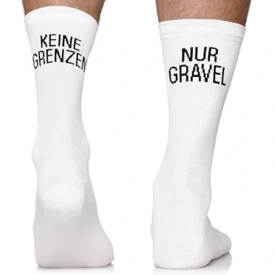Abbildung von TODO Gravel Socken Herren. Lustige Rennrad und Schotter Radsocken Motiv Fahrradsocken (Keine Grenzen Nur 43 46)