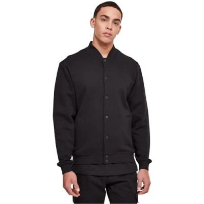 Abbildung von Urban Classics Ultra Heavy Solid College Bomberjacke, Herren, Größe: XL, Black