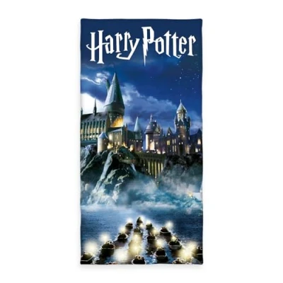 Abbildung von Herding Velourstuch Harry Potter, 70 x 140 cm, Handtuch aus 100% Baumwolle, Velours