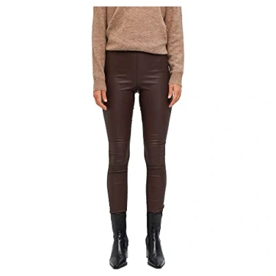 Abbildung von Object Objbelle MW NOOS Leggings Hosen, Damen, Größe: 34, Mottled dark brown