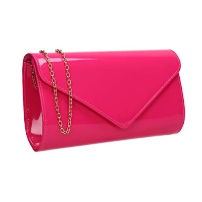 Abbildung von SwankySwans Damen Alisa Clutch Tasche, Fuchsia pink