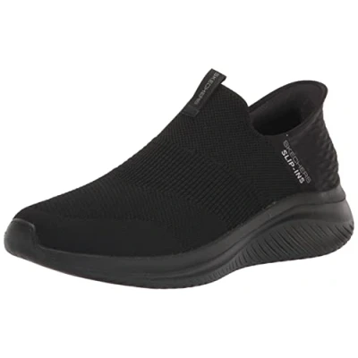 Abbildung von Skechers Herren Ultra Flex 3.0 Smooth Step Hands Free Slip ins Sneaker, Schwarz, 45 EU Weit
