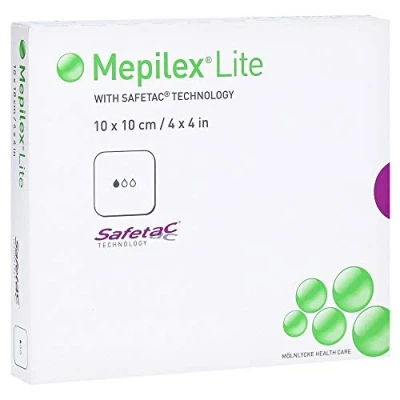 Abbildung von MEPILEX Lite Schaumverband 10x10 cm steril 5 St
