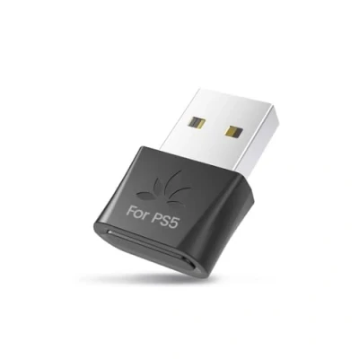 Abbildung von Avantree DG80 Gaming (2025 Neu) USB Bluetooth 5.3 Adapter Dongle für PS5 &amp; Konsolen mit niedriger Latenz und aptX Adaptive, Kabellos Audio Transmitter Stick Wireless Kopfhörer Ohrhörer