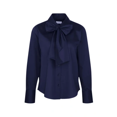 Abbildung von Seidensticker Regular Hemdbluse, Damen, Größe: 40, Dark blue
