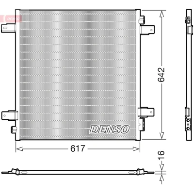 Abbildung von DENSO DCN46027 Klimakondensator mit Trockner R 134a