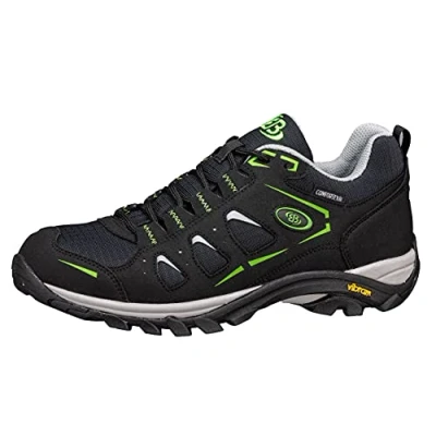 Abbildung von Brütting Mount Frakes Low Unisex Cross Laufschuh, schwarz/grau/lemon, 41 EU