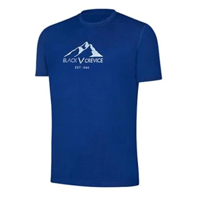 Abbildung von Black Crevice Herren Merino T Shirt,Steel Blue, XXL