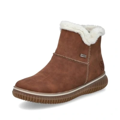 Abbildung von Rieker Damen Winterstiefel 74260, Frauen Stiefel, lose Einlage, wasserabweisend, riekerTEX,uebergangsschuhe,Winterboots,warm,braun (25),39 EU / 6 UK