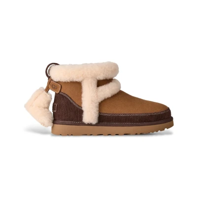 Abbildung von UGG für Damen. 1180434 Classic Mini Heritage Lederstiefeletten braun (39), Wohnung, Keine, Lässig