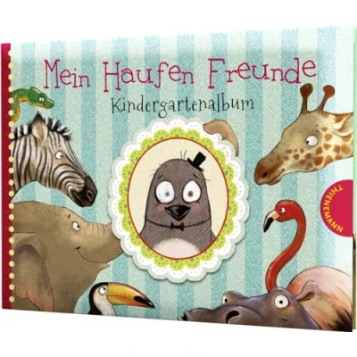 Abbildung von Ein Haufen Freunde: Mein Freunde Kindergartenalbum: Tierisches Freundebuch