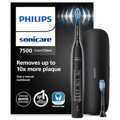Abbildung von Philips Expertclean 7500 Elektrische Zahnbürste, Größe: One Size, Schwarz