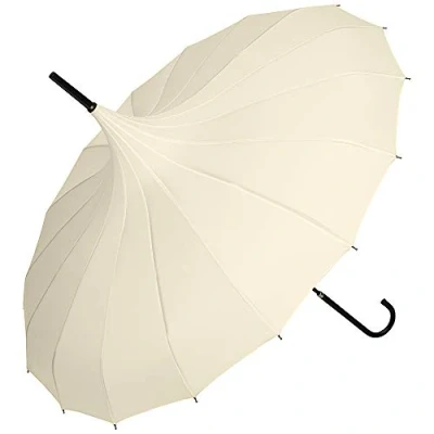 Abbildung von VON LILIENFELD Regenschirm Sonnenschirm Hochzeit Brautschirm Pagode Fabienne