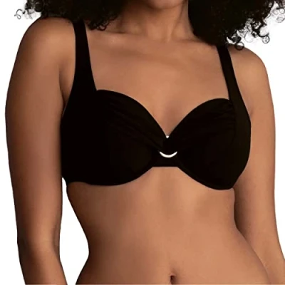 Abbildung von Rosa Faia Bügel Bandeau Bikini Top, mit schöner Raffung und Zierring vorn