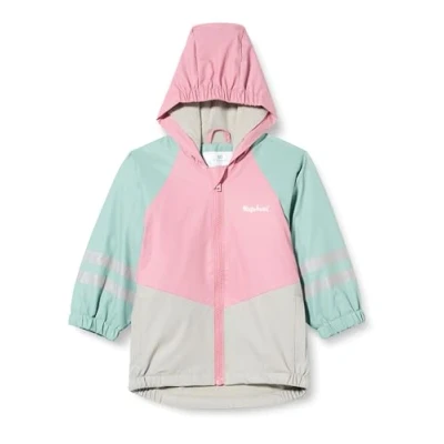 Abbildung von Playshoes Regenmantel Regenjacke Regenbekleidung Unisex Kinder,rosa/grün,80