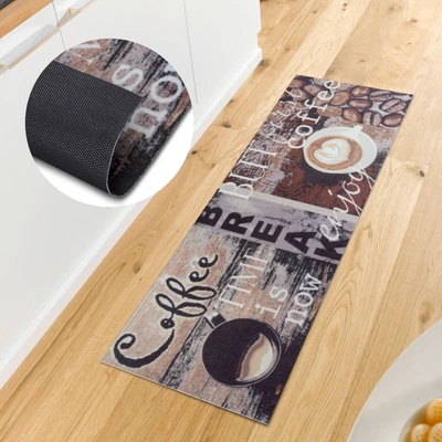 Abbildung von HANSE Home Küchenläufer »Enjoy Coffee Break«, rechteckig, 3 mm Höhe, Läufer, Rutschfest, Küchenteppich, Küche, Teppich, Pflegeleicht