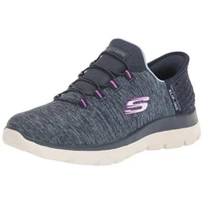 Abbildung von Skechers Damen Summits Dazzling Haze Sneaker, Marineblau, 38 EU Weit