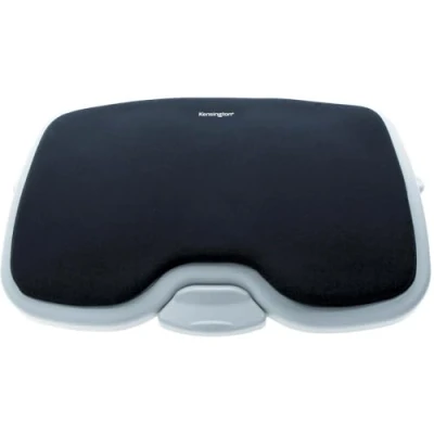 Abbildung von Kensington ergonomische Comfort Fußstütze SoleMate mit Formschaumeinlage für eine verbesserte Körperhaltung, Minderung chronischer Rückenschmerzen, Orthopädische Entlastung, grau/schwarz, 56153