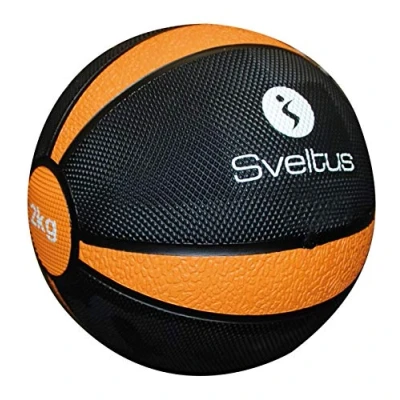 Abbildung von Sveltus Medizinball, 2 kg, Schwarz/Orange